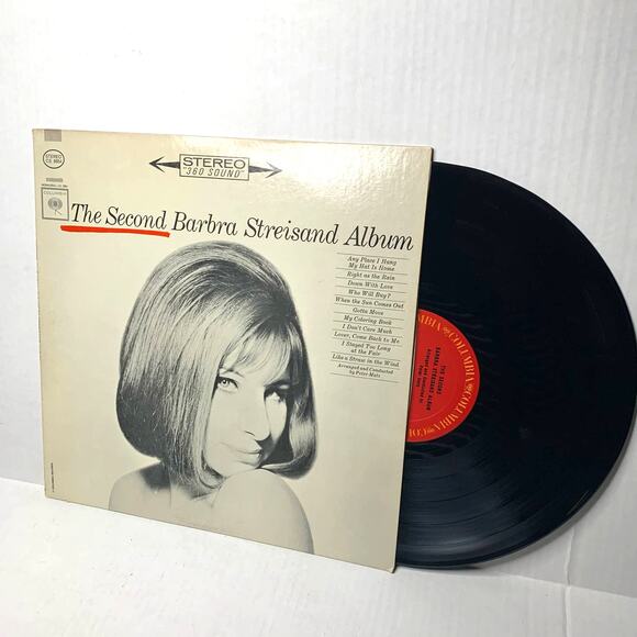 The Second Barbara Streisand Album Columbia Records 1963 Vinyl Record - Picture 1 of 7